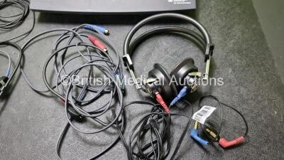 2 x Interacoustics Affinity 2.0 Audiometer and Hearing Aid System *Mfd 2014 / 2013* (Both Power Up) with Various Accessories - 2