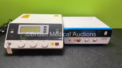 Mixed Lot Including 1 x Diomed 15 Surgical Laser with Key Software Version V15.05 (Powers Up) 1 x Diomed Delta 15 Surgical Laser (Untested Due to Missing Key-See Photo) *SN DELTA003658,