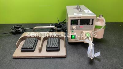 Olympus HPU-20 Heat Probe Therapy Unit with Footswitch (Powers Up with Damaged Footswitch Cable-See Photo)