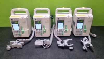 4 x Sino Medical SN-1800V Infusion Pumps *Mfd - 2020* (All Power Up) *SN 0496200519A03719 / 0496200525A06063 / 0496200519A04662 / 0496200526A06528*