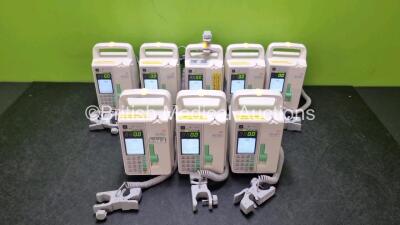 8 x Sino Medical SN-1800V Infusion Pumps *Mfd - 2020* (All Power Up) *SN 0496200519A04141 / 0496200526A06529 / 0496200420A01789 / 0496200524A05258 / 0496200513A02871 / 0496200519A03772 / 0496200519A04380 / 0496200513A02936*