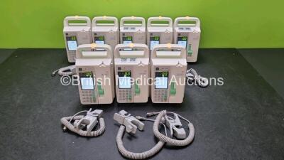 8 x Sino Medical SN-1800V Infusion Pumps *Mfd - 2020* (All Power Up) *SN 0496200420A01736 / 0496200420A01845*