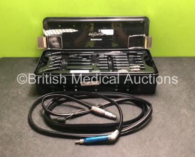 Anspach eMax 2 Set Including Handpiece, Hose and Attachments (Incomplete Set - See Photos)