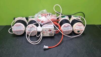 Job Lot Including Arjohuntleigh Flowtron Excel Pump and 4 x Biegler BW 585 Blood Warmers