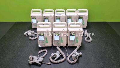 8 x Sino Medical SN-1800V Infusion Pumps *Mfd - 2020* (All Power Up) *SN 00496200420A01752 / 0496200420A01751 / 0496200420A01902 / 0496200513A02947 / 0496200420A1753 / 0496200420A01824 / 0496200420A01903 / 0496200420A01905*