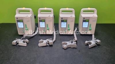 4 x Sino Medical SN-1800V Infusion Pumps *Mfd - 2020* (All Power Up) *SN 0496200420A01750 / 0496200420A01895 / 0496200A01885 / 0496200420A01883*