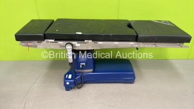 Maquet Alphastar Operating Table Model 1132.11A2 with Cushions and Controller (Powers Up)