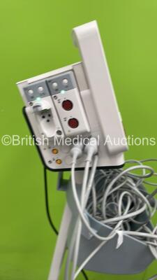 Mindray ePM 10M Patient Monitor on Stand with T1, T2, SPO2,NIBP and ECG Options, IBP Module and CO2-3 Gas Module on Stand (Powers Up) *S/N AD1-04011460* **Mfd 2020** - 3