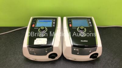 2 x Resmed Stellar 150 CPAP Units with 2 x Power Supplies (Both Power Up) *SN 20161105304 / 20170573534*