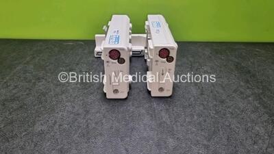 2 x Philips M3015A C06 CO2 Microstream Gas Modules *Mfd 2011* with Press, Temp and CO2 Options *SN DE43541646*