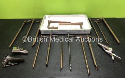 Job Lot of Surgical Instruments in Tray