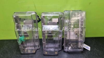 Job Lot Including 3 x CME Medical Bodyguard 575 Infusion Pumps with Casing, 1 x McKinley Bodyguard 575 Infusion Pump with Casing and 3 x Spare Cases (1 x No Power) - 6