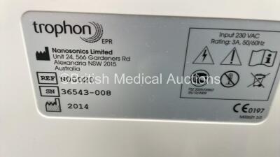 Nanosonics Trophon EPR High Level Disinfection Unit Ref N00020 on Stand with Printer (Powers Up) *S/N 36543-008* **Mfd 2014** - 4