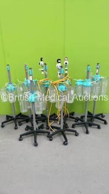 8 x Stand with Cups and 3 x Regulators