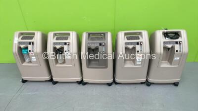 5 x DeVilbiss 5 Liter Oxygen Concentrators with OSD (All Power Up)