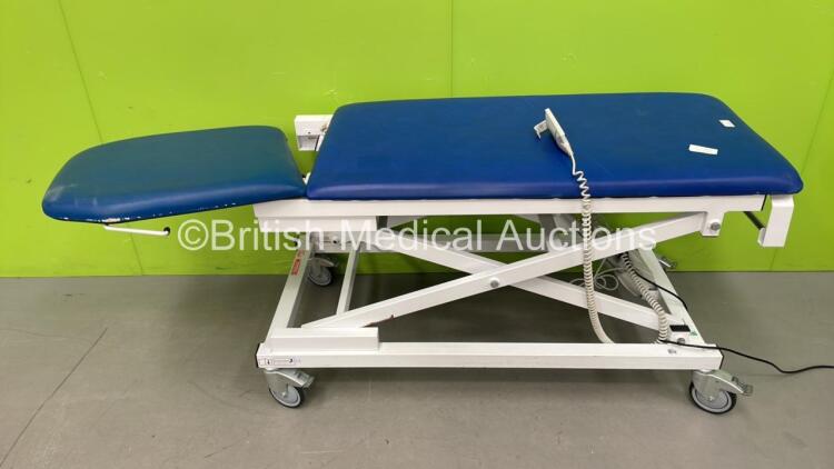 Bristol Maid Electric Patient Couch with Controller (Powers Up with Damaged Head Board - See Photo)