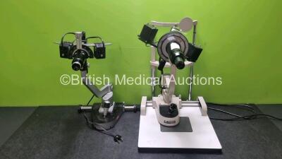 Job Lot of Slit Lamps Including 1 x Shin-Nippon and 1 x Unknown Manufacturer