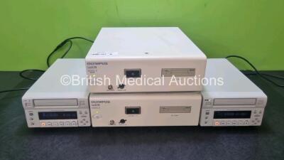 Job Lot Including 2 x Olympus UCES-2 Medical Control Unit and 2 x Sony DV0-100MD* Video Graphic Printers (All Units Power Up)