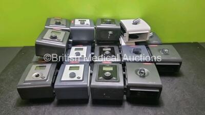 Job Lot Including 9 x Philips Respironics Remstar Auto A-Flex CPAP Units 4 x Philips Respironics BiPAP S/T CPAP Units and 9 x Philips Humidifier Chambers *SN P113183373171 / P1355031091F7 / P05219040 / P13402944C118 / C156737129FE2 / P02808986 / P13803337