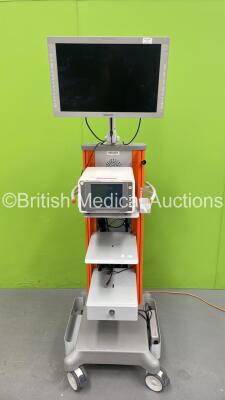 Smith and Nephew Stack Trolley with Sony Monitor and Smith and Nephew 660HD Image Management System (Powers Up)