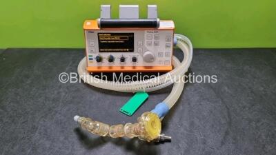 Drager Oxylog 3000 Transport Ventilator Software Version 01.24 with Hose and AC Power Supply (Powers Up)