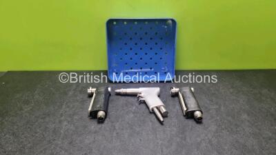 Job Lot Including 2 x De Souter PLX-300 Pulse Lavage Handpieces and 1 x Unknown Manufacturer Handpiece