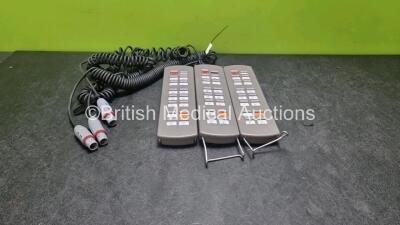 3 x Eschmann Operating Table Remotes