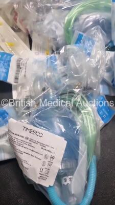 Mixed Lot Including 6 x Timesco Ref TDM-BVM-0550 Infant PVC Single Use Resuscitators, 7 x ES-321-9 Reusable SpO2 Sensors and Job Lot of Various Medical Consumables - 5