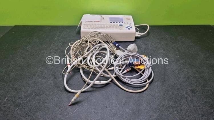 Seca CT800i ECG Machine with 1 x 10 Lead ECG Lead and 1 x SpO2 Finger Sensor Connector (Powers Up) *SN 43760*