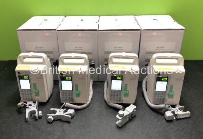 4 x Sino Medical SN-1800V Infusion Pumps in Boxes *Mfd - 2020* (All Power Up) *SN 0496200519A03726 / 0496200513A03115 / 0496200526A06314 / 0496200513A02872*