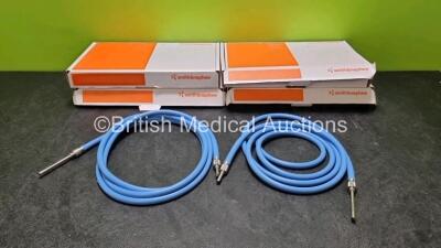 4 x Smith & Nephew Ref 2140 Fibre Optic Light Cables Gemini Universal 5mm / 4mm