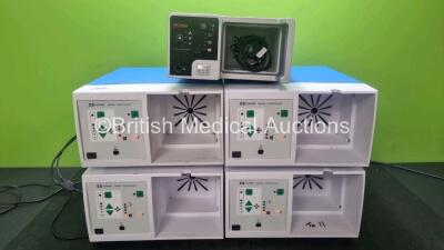 Job Lot Including 4 x Covidien RapidVac Smoke Evacuators and 1 x BOWA Smoke Evacuator Unit (All Power Up, All with Missing Filter) *SN V14424 / VL013491X / VL008137X / VL013394X / VL013495X*