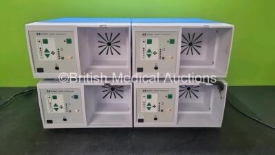 4 x Covidien RapidVac Smoke Evacuators (All Power Up, All with Missing Filter) *SN VL013494X / 21300190 / VLO13492X / 21440950*