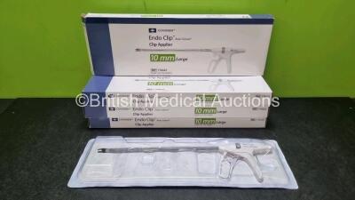 4 x Covidien Endo Clip Auto Suture Clip Appliers *Exp 2024 / 2025*