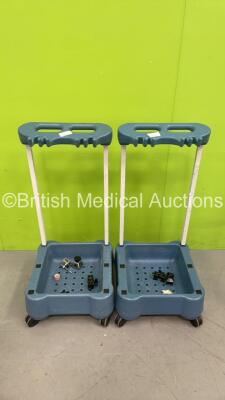 2 x Anetic Aid Amatech Trolleys