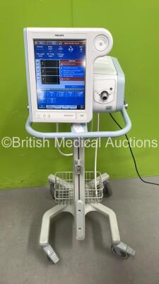 Philips Respironics V60 Ventilator Software Version 2.30 - Total Power on Hours 23155 with Hose (Powers Up) *S/N 100003570*