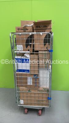 Cage of Mixed Consumables including Stryker Surgical Instruments, Sanitary Towels and Laryngeal Mask Airways (Cage Not Included - Out of Date)