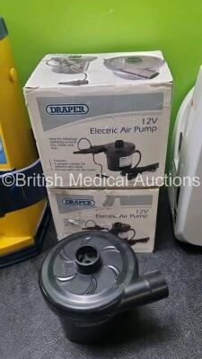 Mixed Lot Including 1 x LSU Laerdal Suction Unit (Powers Up) 2 x Huntleigh Flowtron Plus Pumps, 2 x Draper Electric Air Pumps and 1 x Welch Allyn Spot Vital Signs Monitor - 4