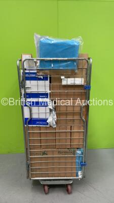 Cage of Mixed Consumables Including VAC y-Connectors, Hi-Contour Oral / Nasal Tracheal Tubes and LMA Laryngeal Mask Airway (Cage Not Included - Out of Date)