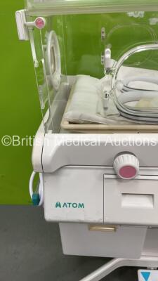 Atom V-2100G Infant Incubator with Mattress (Powers Up) - 4