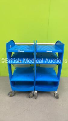 2 x Valleylab Force Triad Trolleys