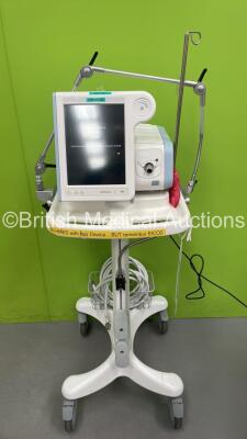 Respironics V60 Ventilator on Stand (Powers Up with Error - See Pictures) *S/N 100132034*