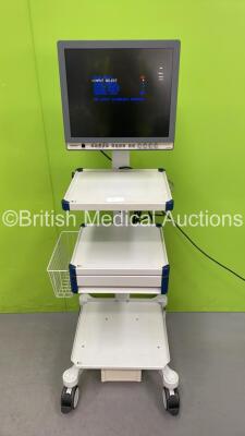 Olympus OEV191H Monitor on Stand (Powers Up) *S/N 7926091*