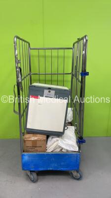 Mixed Lot Including Dometic Fridge and Coveralls (Cage Not Included)