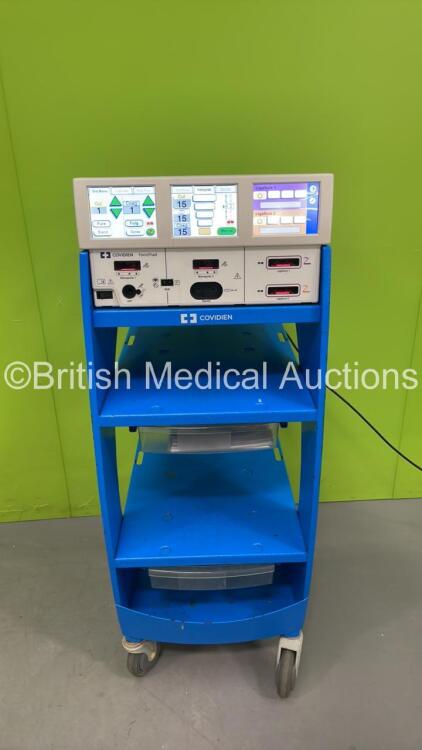 Covidien ForceTriad Electrosurgical / Diathermy Unit Software Version 3.60 on Trolley (Powers Up) *S/N T5E46371EX* **Mfd 05/2015**