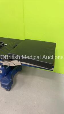 Maquet AlphaStar Electric Operating Table Model No 1132.01A3 with Controller and Cushions (Powers Up - Damage - See Pictures) *S/N 01008* - 2