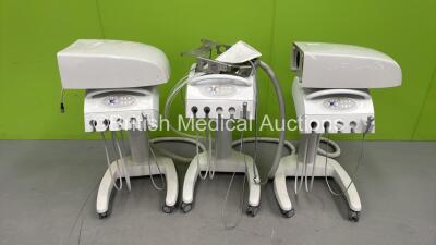 3 x KaVo Dental Delivery Unit with Hoses - Incomplete