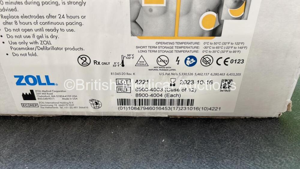 24 x Zoll REF 89004003 Stat padz Adult Electrodes (12 Expire 102023