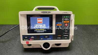 Physio Control Lifepak 20e Defibrillator / Monitor Including Pacer, ECG and Printer Options (Powers Up) *SN 43244144*