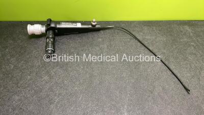 Pentax FNL-10RBS Rhinolaryngoscope with 1 x Pentax BS-LH2 Mini Light Source - Engineer's Report : Optical System - No Broken Fibres, Angulation -No Fault Found , Insertion Tube - No Fault Found, Light Transmission - No Fault Found, Leak Check - No Fault F